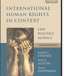 (eBook PDF) International Human Rights in Context: Law, Politics, Morals 3rd Edition