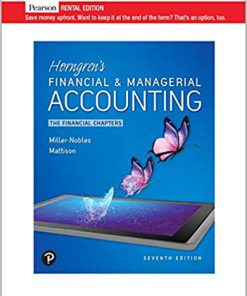 (eBook PDF) Horngren's Financial & Managerial Accounting, The Financial Chapters, 7th edition