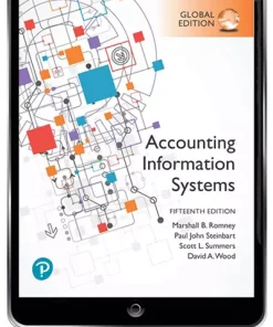 (eBook PDF) Accounting Information Systems, Global Edition 15th Edition
