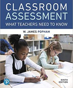 (eBook PDF) Classroom Assessment: What Teachers Need to Know 9th Edition