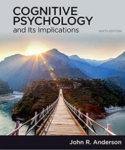 (eBook PDF) Cognitive Psychology and Its Implications 9th Edition
