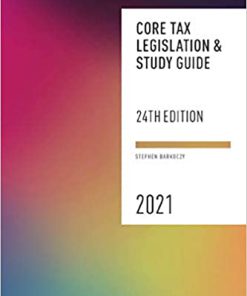(eBook PDF) Core Tax Legislation and Study Guide 2021