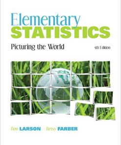 (eBook PDF) Elementary Statistics: Picturing the World 5th Edition