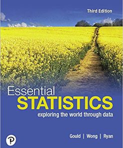 (eBook PDF) Essential Statistics 3rd Edition