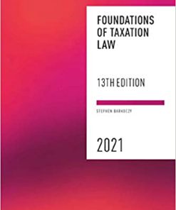 (eBook PDF) Foundations of Taxation Law 2021