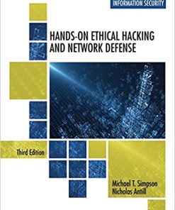 (eBook PDF) Hands-On Ethical Hacking and Network Defense 3rd Edition