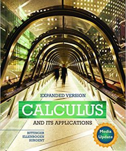 (eBook PDF) Calculus and Its Applications Expanded Version Media Update