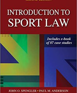 (eBook PDF) Introduction to Sport Law With Case Studies in Sport Law Second Edition