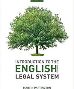 (eBook PDF) Introduction to the English Legal System 2019-2020 14th Edition