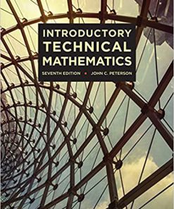 (eBook PDF) Introductory Technical Mathematics 7th Edition