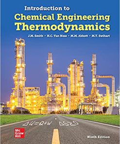 (eBook PDF) Introduction to Chemical Engineering Thermodynamics 9th Edition