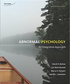 (eBook PDF) Abnormal Psychology: An Integrative Approach 4th