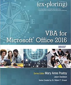 (eBook PDF) Exploring VBA for Microsoft Office 2016 Brief