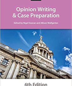 (eBook PDF) Opinion Writing and Case Preparation 6th Edition