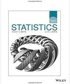 (eBook PDF) Statistics, 11th Edition by Robert S. Witte