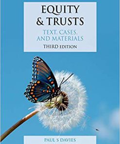 (eBook PDF) Equity & Trusts: Text, Cases, & Materials (Text, Cases, and Materials) 3rd Edition