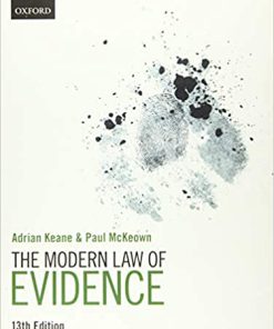 (eBook PDF) The Modern Law of Evidence 13th Edition