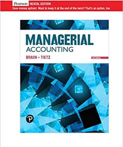 (eBook PDF) Managerial Accounting 6th Edition by Karen W. Braun