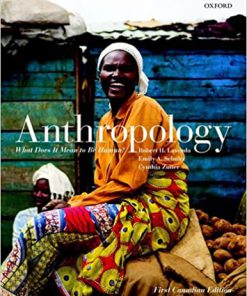 (eBook PDF) Anthropology: What Does It Mean to Be Human? Canadian Edition
