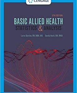 (eBook PDF) Basic Allied Health Statistics and Analysis, Spiral bound 5th Edition