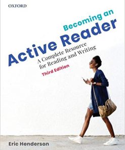(eBook PDF) Becoming an Active Reader A Complete Resource for Reading and Writing 3rd Edition