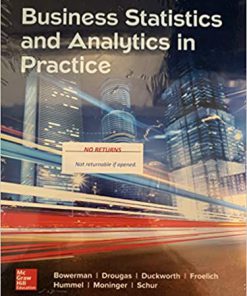 (eBook PDF) Business Statistics and Analytics in Practice 9th Edition