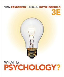 (eBook PDF) What is Psychology 3rd Edition