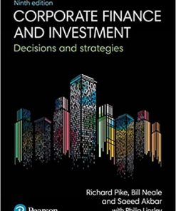 (eBook PDF) Corporate Finance and Investment: Decisions and Strategies 9th Edition