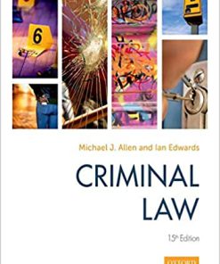 (eBook PDF) Criminal Law 15th Edition