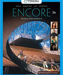 (eBook PDF) Encore Intermediate French, Student Edition: Niveau intermediaire 2nd Edition