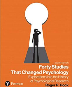 (eBook PDF) Forty Studies that Changed Psychology 8th Edition