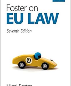 (eBook PDF) Foster on EU Law 7th Edition