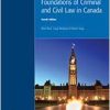 (eBook PDF) Foundations of Criminal and Civil Law in Canada 4th Edition