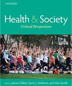 (eBook PDF) Health and Society: Critical Perspectives