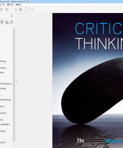 (eBook PDF) Critical Thinking 11th Edition by Brooke Noel Moore
