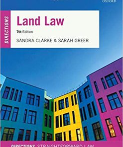 (eBook PDF) Land Law Directions 7th Edition
