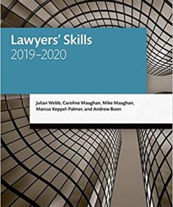 (eBook PDF) Lawyers' Skills (Legal Practice Course Manuals) Twenty-second Edition