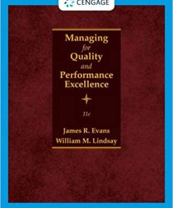 (eBook PDF) Managing for Quality and Performance Excellence 11th Edition