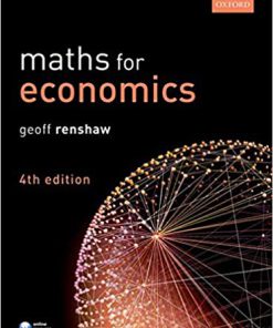 (eBook PDF) Maths for Economics 4th Edition