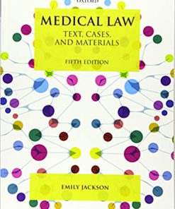 (eBook PDF) Medical Law: Text, Cases, and Materials 5th Edition