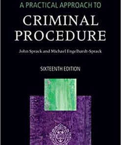 (eBook PDF) A Practical Approach to Criminal Procedure 16th Edition