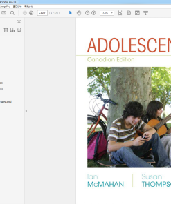 (eBook PDF) Adolescence Canadian Edition by Ian McMahan