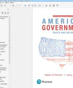 (eBook PDF) American Government Roots and Reform 2016
