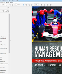 (eBook PDF) Human Resource Management: Functions, Applications, and Skill Development 2rd Edition