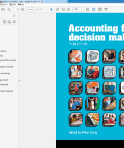(eBook PDF) (AUCM) Accounting For Decision Making, 3rd Edition