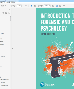 (eBook PDF) Introduction to Forensic and Criminal Psychology
