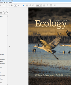 (eBook PDF) Ecology 4th Edition by William D. Bowman