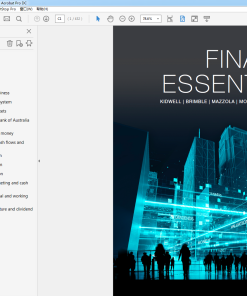 (eBook PDF) Finance Essentials 1st Edition Australia by David Kidwell