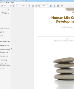 (eBook PDF) (AUCS) Human Life Course Development Life Transitions 92431 Cust