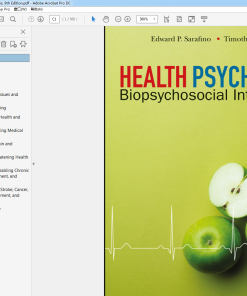 (eBook PDF) Health Psychology Biopsychosocial Interactions, 9th Edition